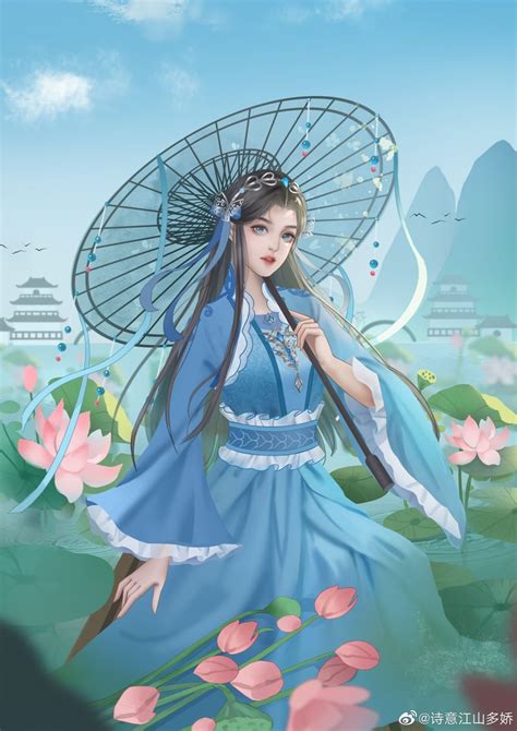 Ning Rongrong Douluo Dalu Drawn By Shiyi Jiangshan Duo Jiao Danbooru