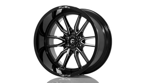 Fuel Off Road Wheels Clash D X Lug Gloss Black Milled