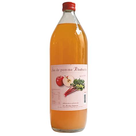 Jus De Pomme Rhubarbe BIO