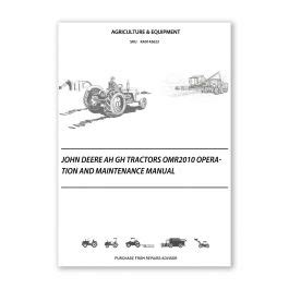 John Deere Ah Gh Tractors Omr Operation Maintenance Manual