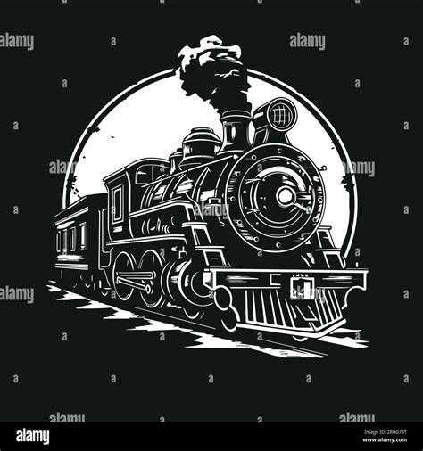 Old Steam Locomotive Stock Vector Image And Art Alamy