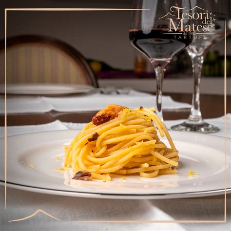 Spaghetti Con Burro Al Tartufo Bianco E Acciughe Tesori Del Matese