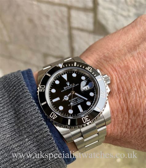 ROLEX SUBMARINER DATE CERAMIC BEZEL 116610LN FULL SET UK