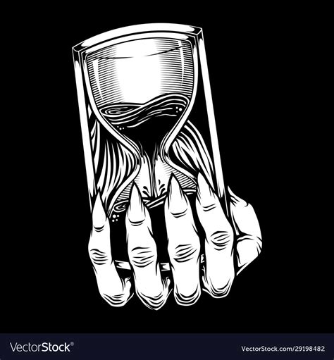 Skeleton Hand Hourglass