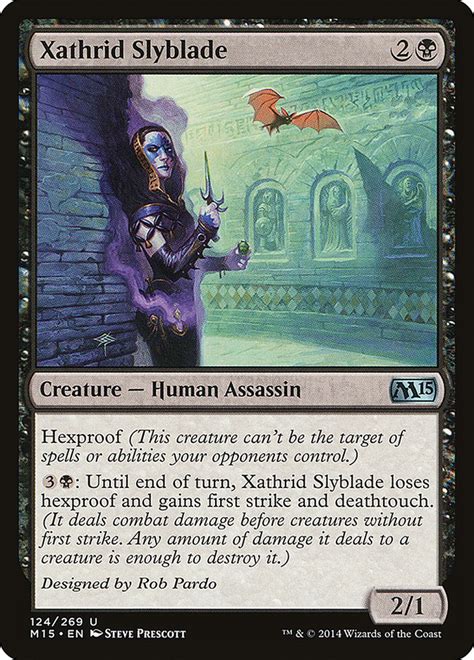 Xathrid Slyblade M15 124 Magic The Gathering Card