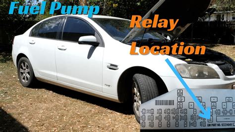 VE Commodore Fuel Pump Relay Location YouTube