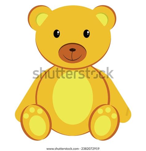 Teddy Bear Beautiful Vector Art Illustrator 库存矢量图（免版税）2382072919 Shutterstock