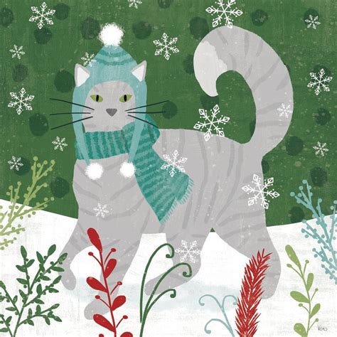 Veronique Charron S Purrfect Holiday V Canvas Art Prints Fine Art