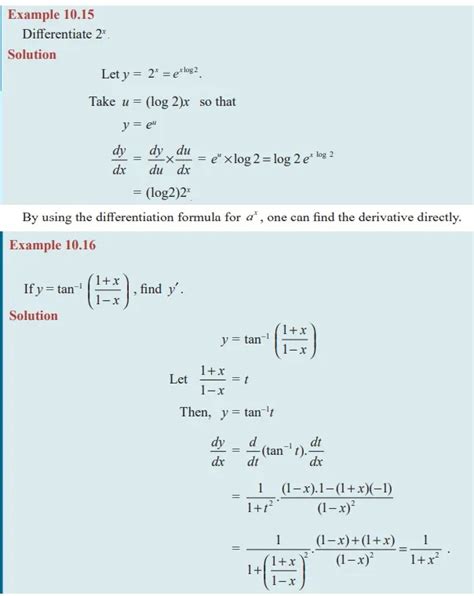 Examples On Chain Rule Differentiation Rules Marine Engineering