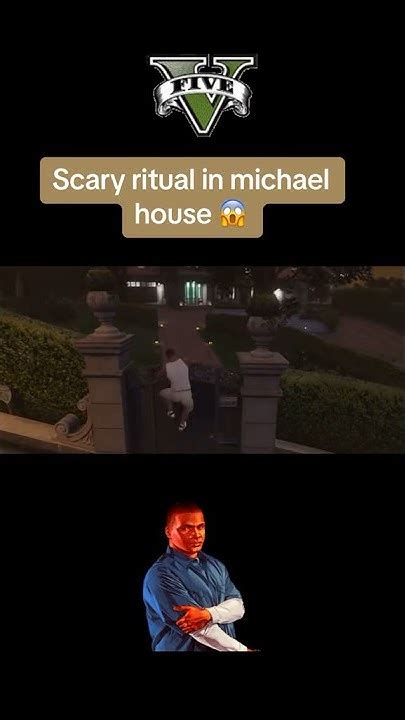 Gta 5 Scary Ritual In Michael House 😱 Gta Gta5 Shorts Atozgaming14