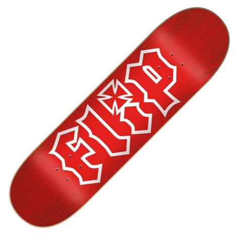 Flip Skateboards Hkd Burst Red Skateboard Deck 825 Skateboards