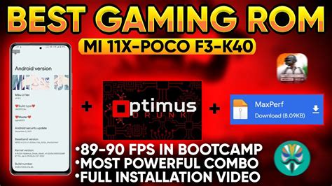 Best Gaming Rom For Mi 11x Poco F3 Miku Ui Optimus Drunk Kernel