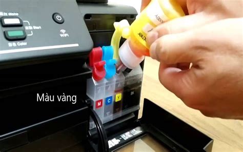 Rất Hay Hướng Dẫn Cách Bơm Mực Máy In Màu Chuẩn Xác Nhất Photocopy Đức Lan