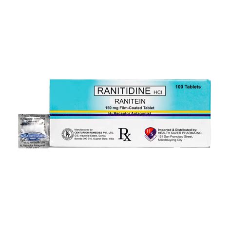 Ranitidine 150mg Tablet X 1 Xalmeds