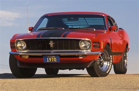 Red 1970 Boss 302 Ford Mustang Fastback Photo Detail