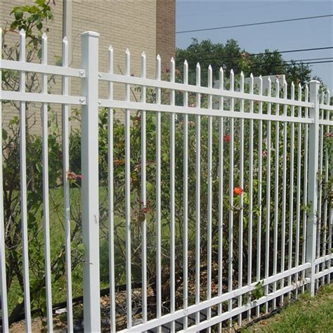 Spear Picket Fence Panel Galvanized Steel Fence Security Fence Fence