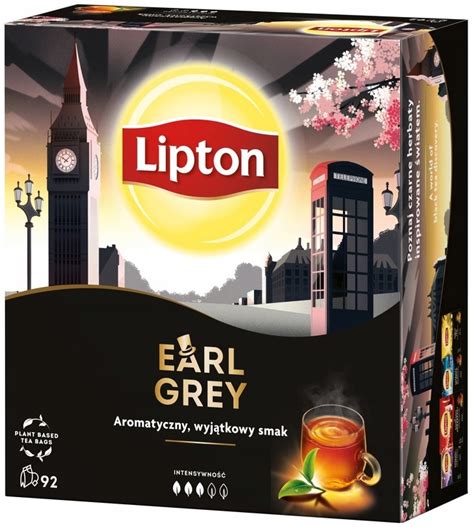 Lipton Earl Grey Herbata Czarna Torebki Allegro Pl