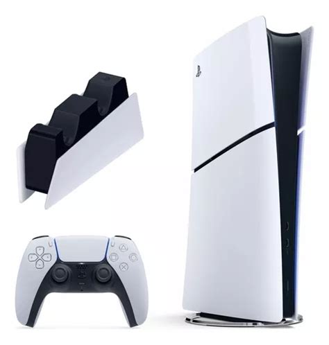 Console Playstation Slim Edi O Digital Tb Base De Carregamento