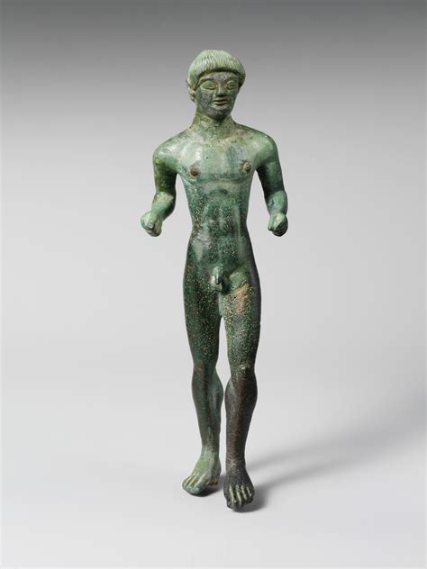 Bronze Statuette Of A Youth Etruscan Archaic The Met