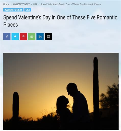 Spend Valentines Day In One Of These Five Romantic Places