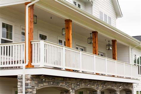 Cedar Wrapped Front Porch Columns — Randolph Indoor And Outdoor Design