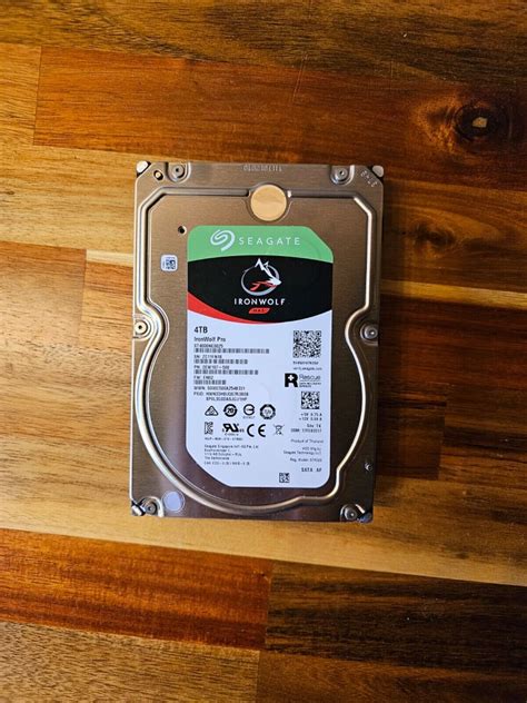 Used Seagate IronWolf Pro 4TB NAS ST4000NE0025 W 128MB Cache 6Gb S