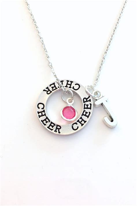 Cheerleading Necklace T For Cheerleader Present Cheer Etsy Canada