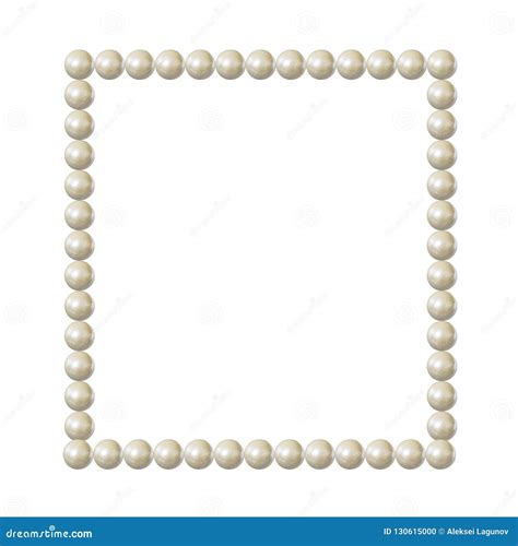 Strand Of Pearls Border