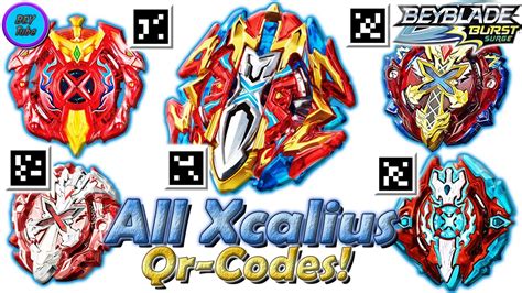 All Xcalius Qr Codes Все Xcalius Qr КОДЫ Beyblade Burst Surge Youtube