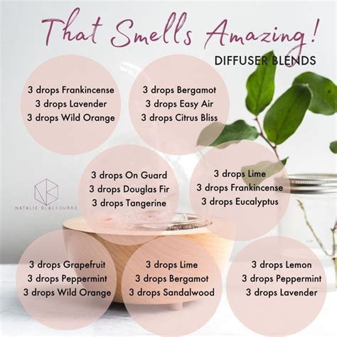 Great Diffuser Blends Diffuser Recipes Essential Oil Mixes