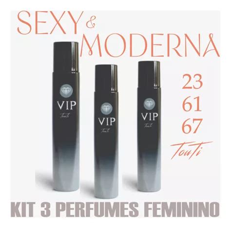 Touti Kit Sexy Moderna 23 61 67 3 Perfumes Feminino Good Vip