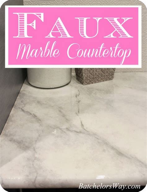 Someday Crafts Faux Marble Countertop