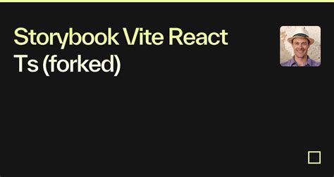 Storybook Vite React Ts Forked Codesandbox