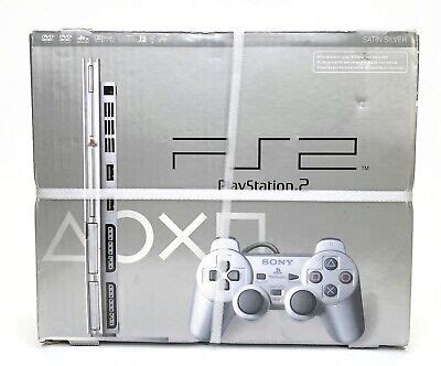 BRAND NEW SEALED Sony PS2 Satin Silver Slim PLAYSTATION 2 SCPH 77001 EBay