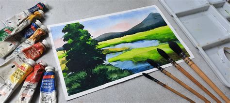 Guia Para Iniciantes Sobre Pintura De Paisagem Em Aquarela T Cnicas