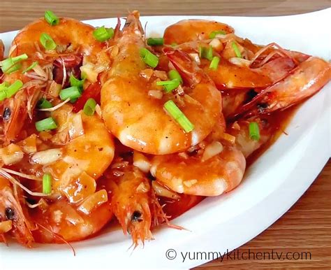 Garlic Butter Shrimp Yummy Kitchen