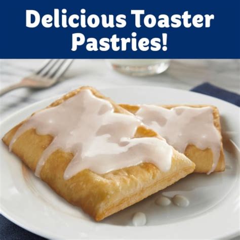 Pillsbury Toaster Strudel Limited Edition Mega Icing Strawberry Flavored Frozen Pastries 6 Ct