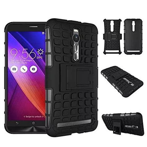 Tarkan Hard Armor Hybrid Rubber Bumper Flip Stand Rugged Back Case