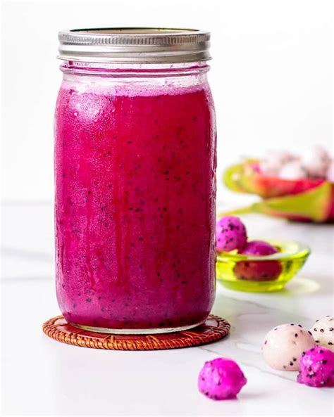 Dragon Fruit Juice Recipe Poppys Wild Kitchen