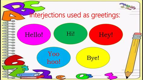 English 9 Interjections Lesson With Activities Ppt