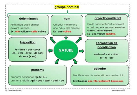 Diff Rencier La Nature De La Fonction D Un Mot Dys Positif