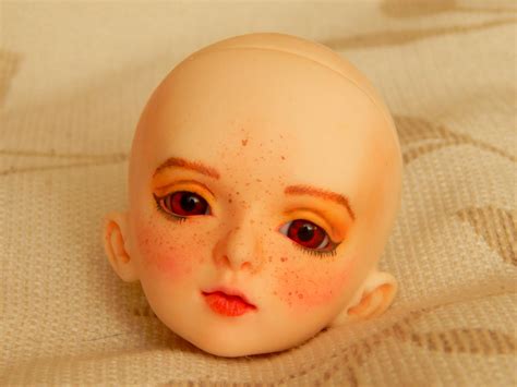 My First Bjd Faceup By Whiltierina On Deviantart