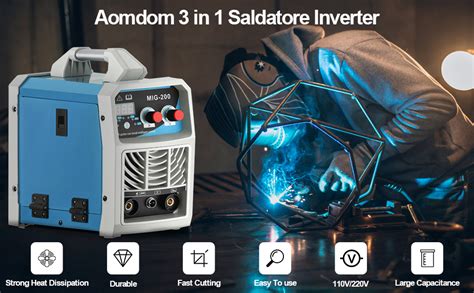 Aomdom Saldatrice Ad Arco Arc Mig Tig In Saldatore Inverter A