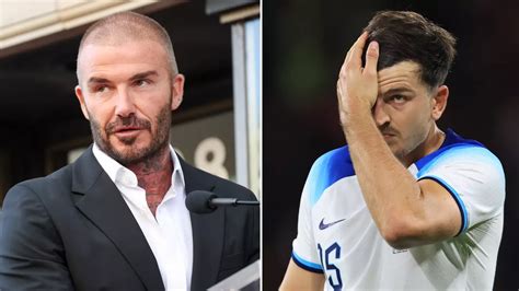 David Beckham Contacts Harry Maguire To Offer Support As Private Text Revealed Football News