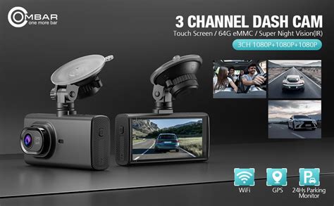 Features Details Ombar Channel Dash Cam Built In Wifi Gps Emmc