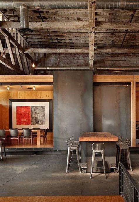 Industrial doors - an accent in modern home interior design