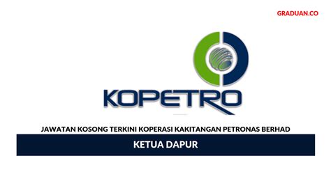 Permohonan Jawatan Kosong Koperasi Kakitangan Petronas Berhad Ketua