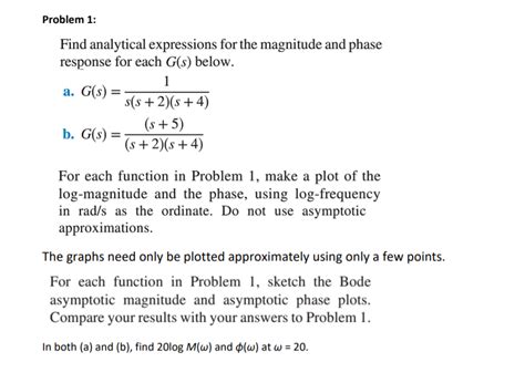 Solved Problem Find Analytical Expressions For The Chegg