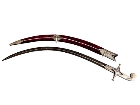 Shamshir Sword Ottoman Sword Persian Sword With Damascus Blade And