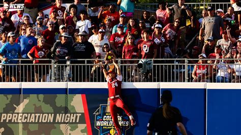 NCAA Softball On Twitter No Fly Zone Jaydac00 WCWS X OU Softball